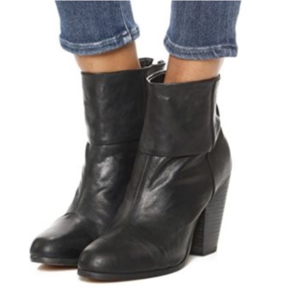 Rag & Bone Newbury Leather Ankle Boots 38.5/8.5 US
